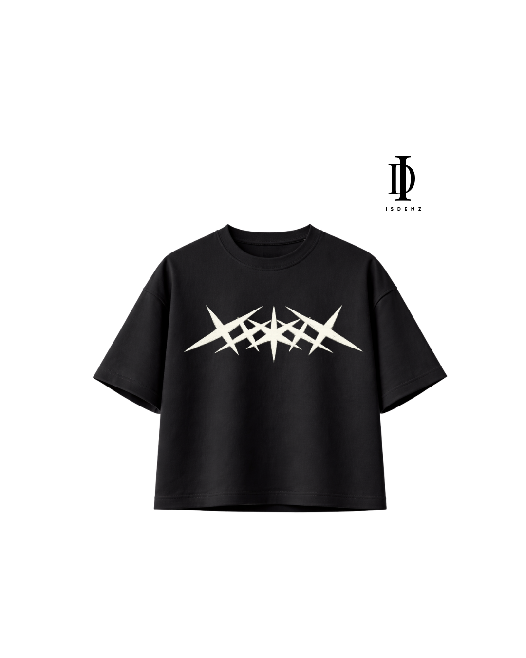 Playera Boxy Fit ISDENZ – Spiked Symmetry