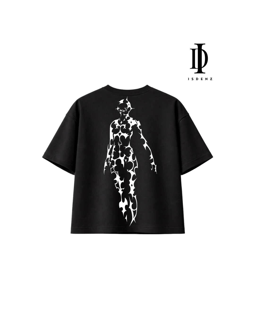 Playera Boxy Fit ISDENZ – Flame Figure
