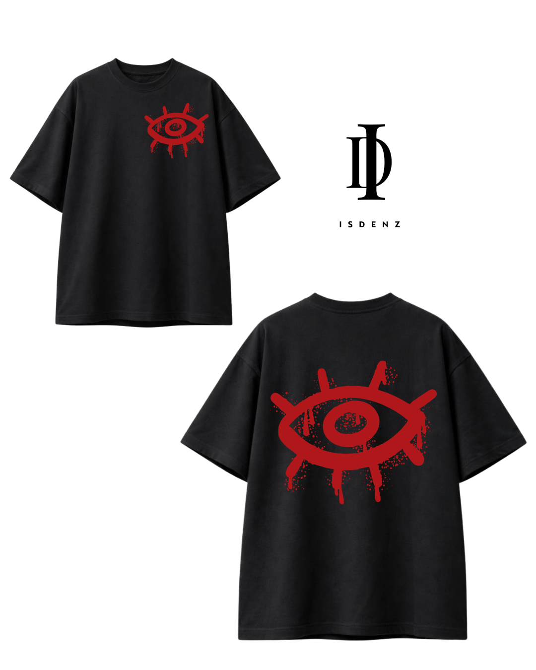 Playera Isdenz Oversize Red Eye