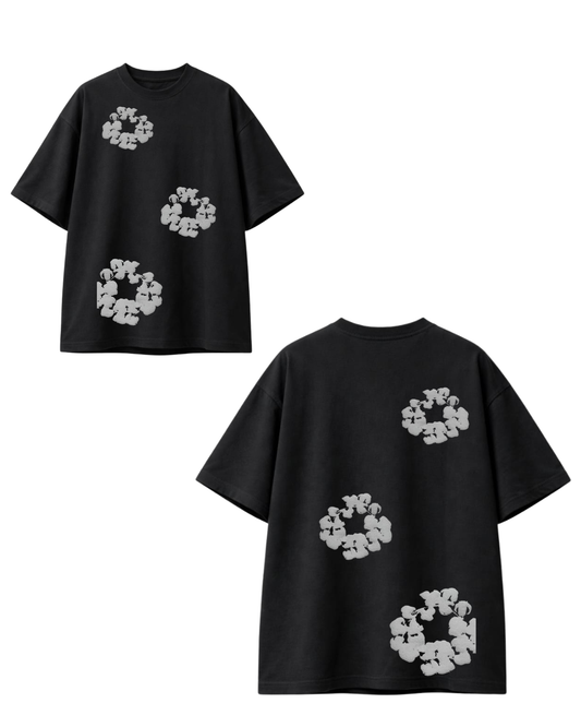 T-Shirt isdenz overzise “Monogram Shadow”