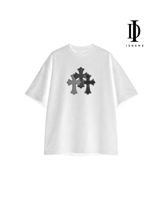 T-Shirt Isdenz  “White Cross”