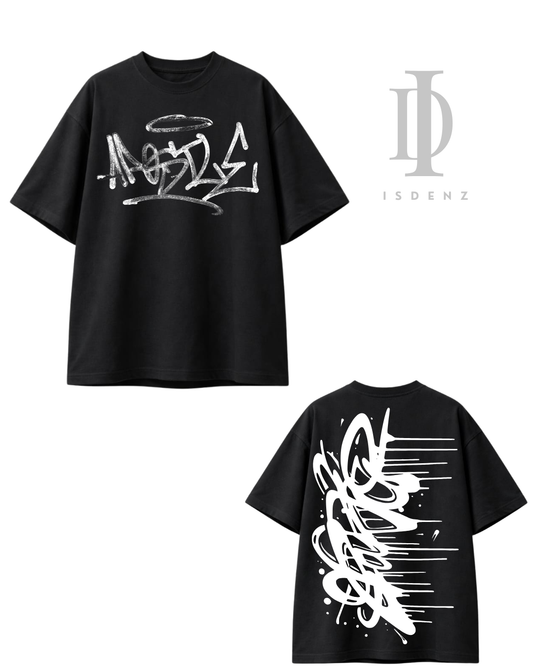 Playera Oversize Urban Tag 240g Algodón Premium – ISDENZ