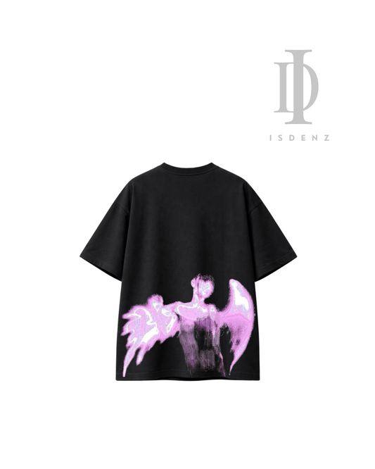 Playera Oversize Pink Angel