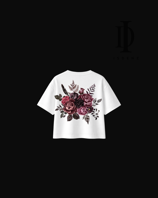 Playera Flores Boxy Fit- ISDENZ