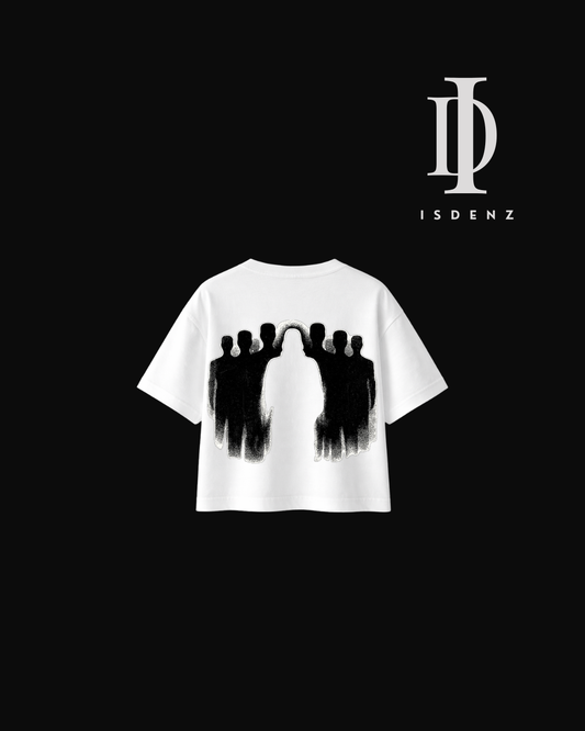 Playera Boxy Fit “Silhouettes of Power” – ISDENZ
