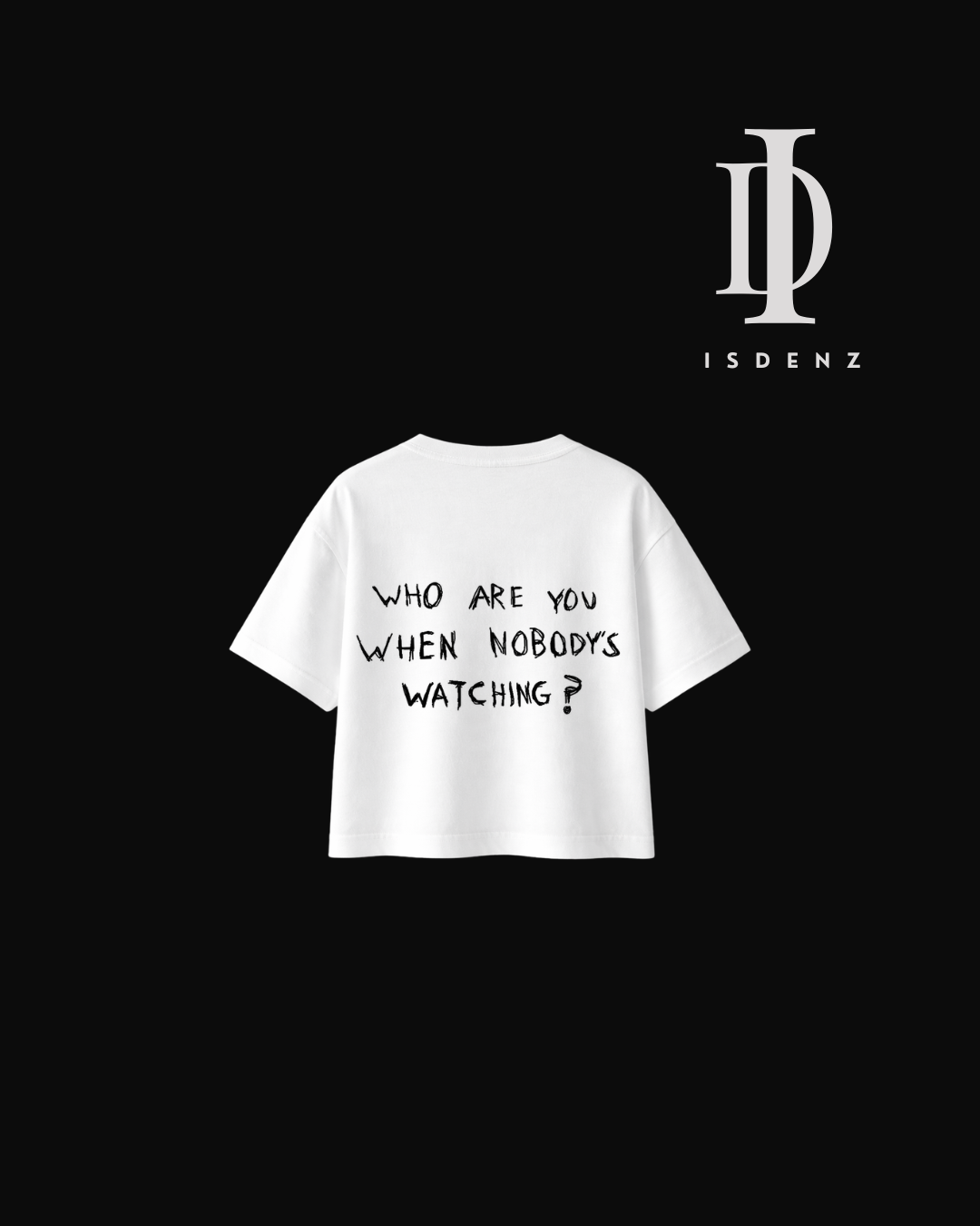 T- SHIRT BOXY FIT "WHE ARE YOU"