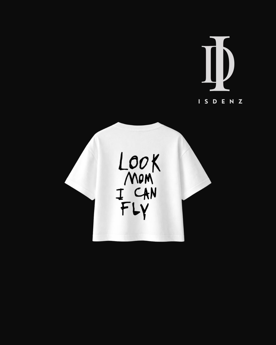 T- SHIRT BOXY FIT LOOK MOM I CAN FLY