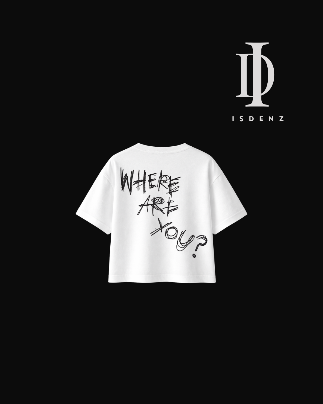 T- SHIRT BOXY FIT "WHERE ARE YOU"