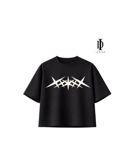Playera Boxy Fit ISDENZ – Spiked Symmetry