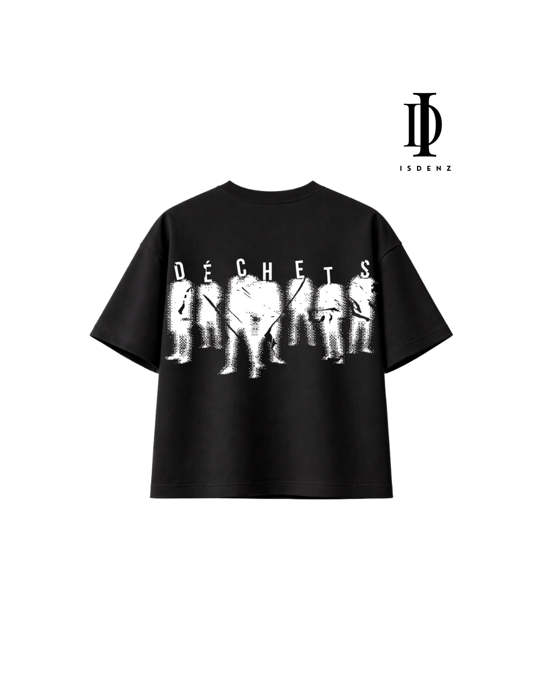 Playera Boxy Fit ISDENZ – Déchets