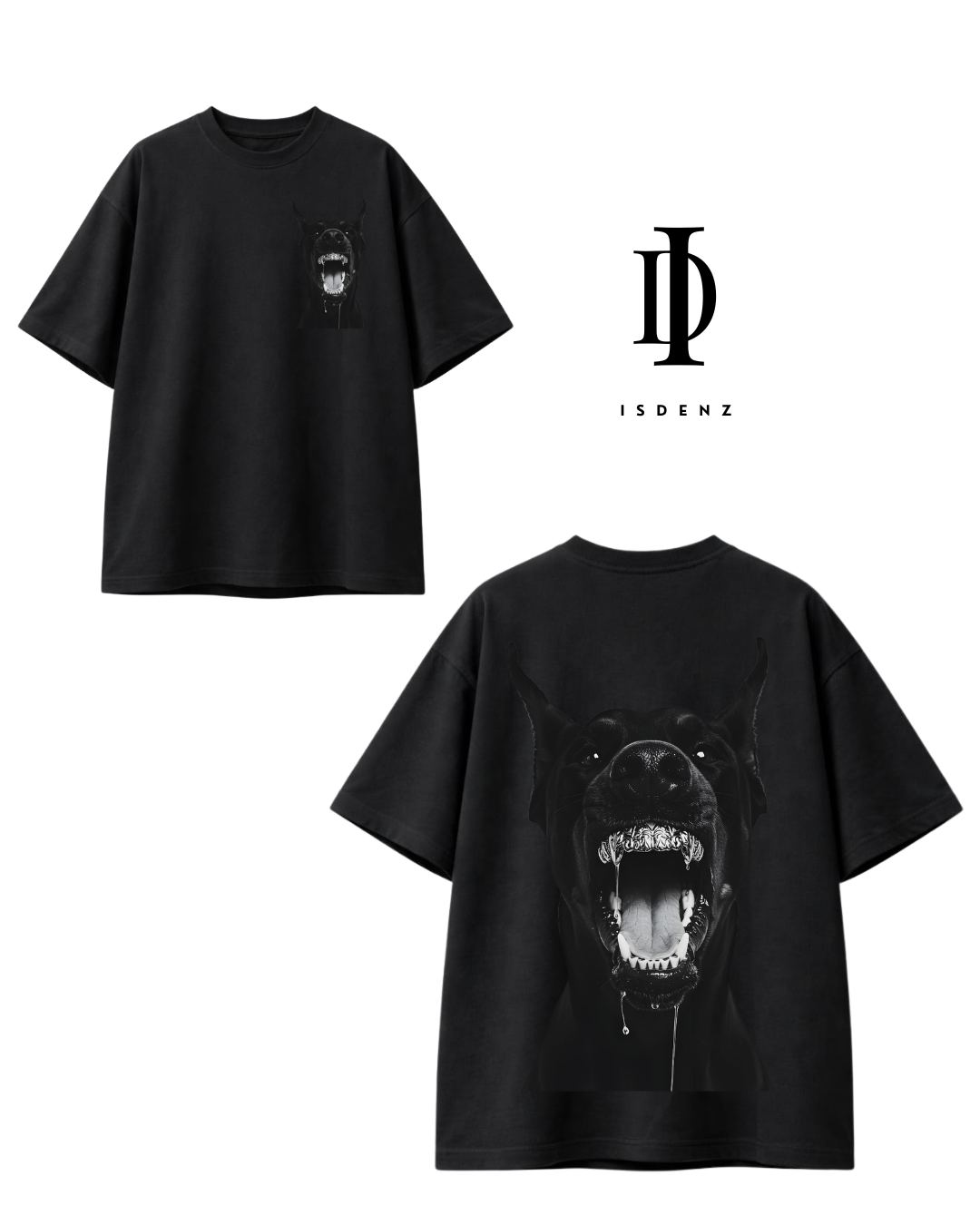 Playera Oversize "Doberman Fierce"
