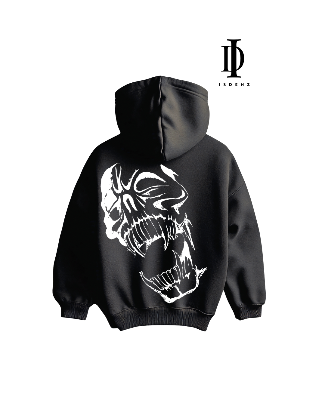 Sudadera  Isdenz Oversize "RAGE SKULL"