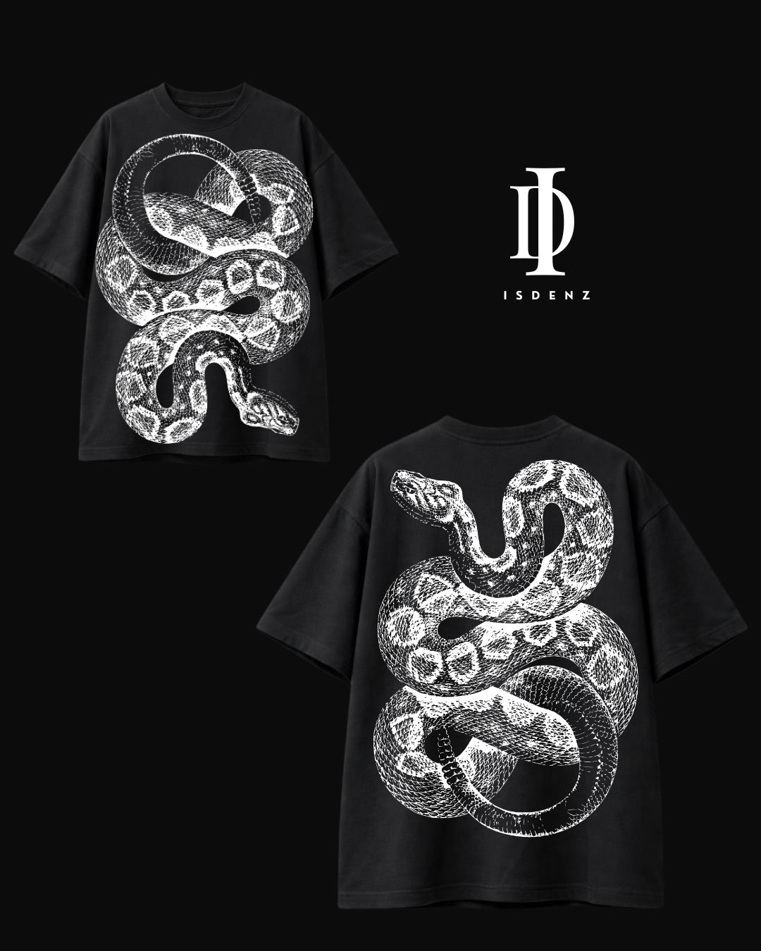 Playera Overzise Serpiente